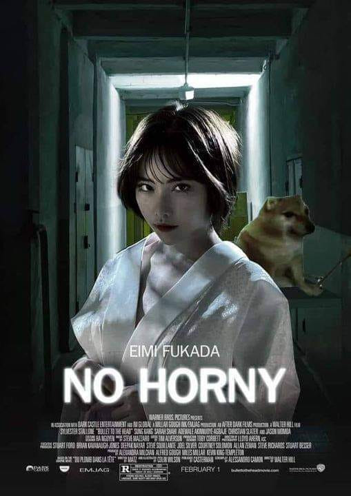 No Horny Eimi Fukada movie poster meme